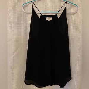 NWOT Loft Black Flowy Cami